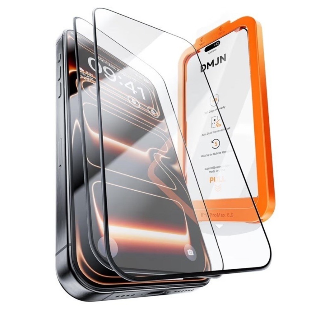 12 iPhone 17 Screen Protector 6.3 Inch 9H Hardness Military Grade Shatterproof